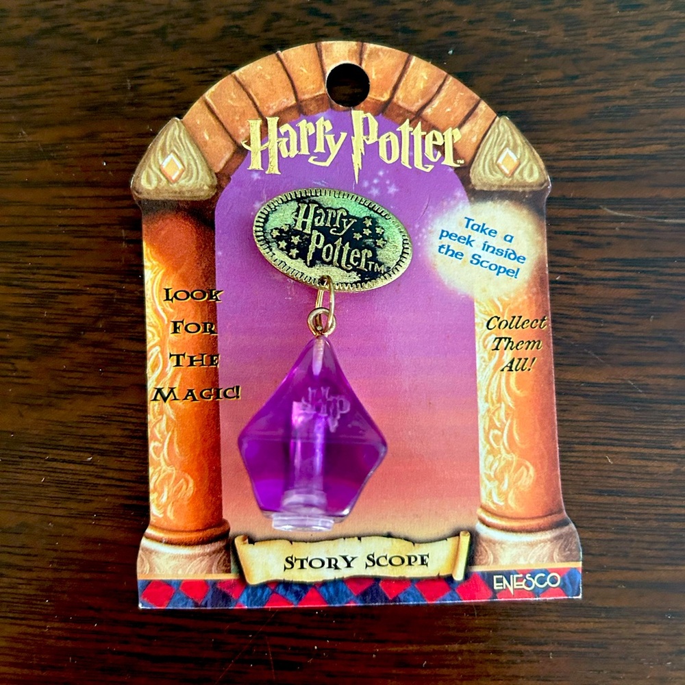 Harry Potter Story Scope On Purple Pyramid Harry Potter Enesco 2000 NWT